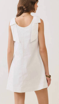 Tcec - Bow Shoulder Mini Dress