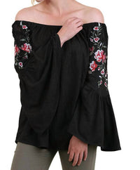 Umgee - Embroidered Off The Shoulder Top