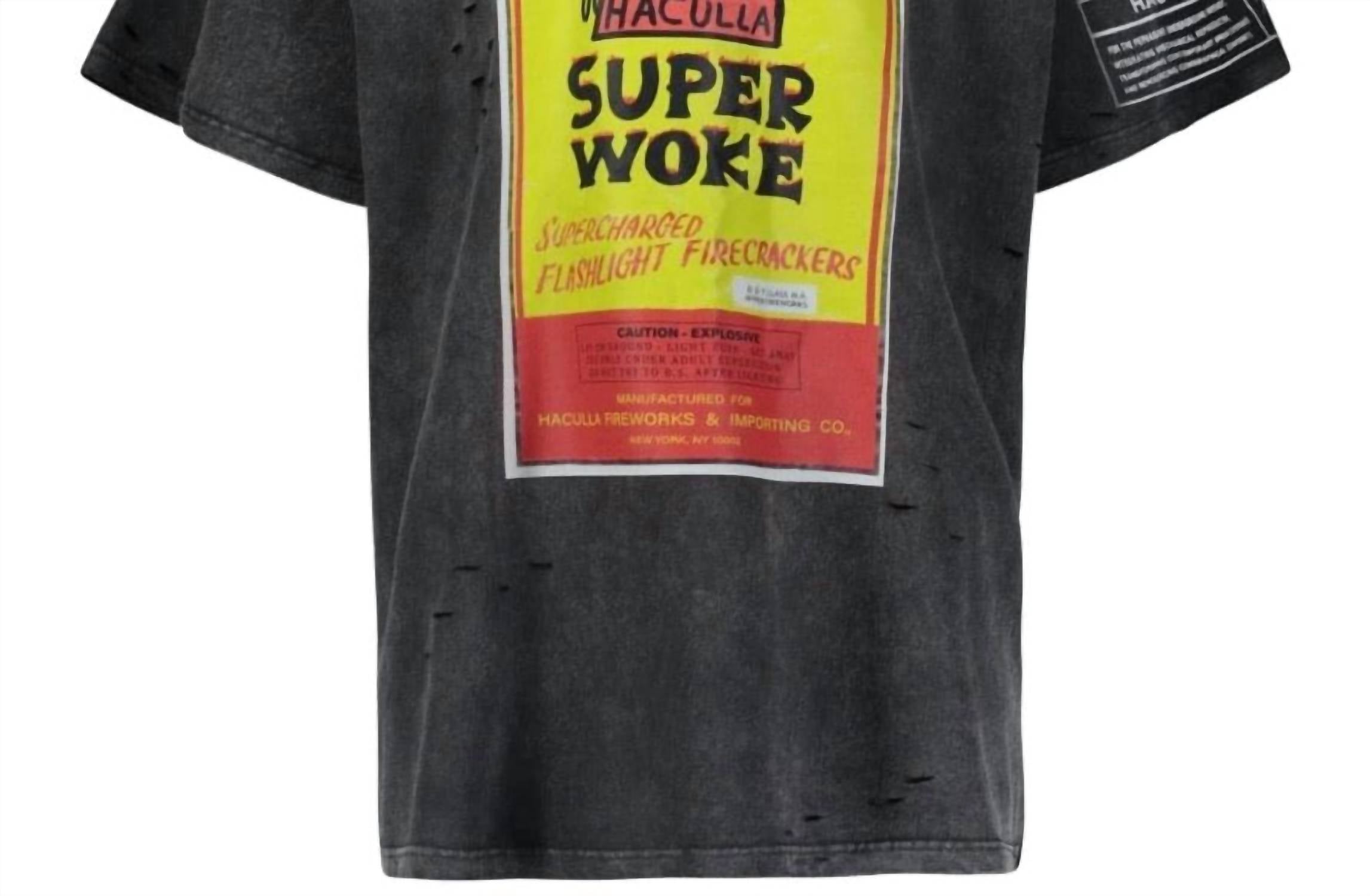 Haculla. - Men's Super Woke Vintage Tee