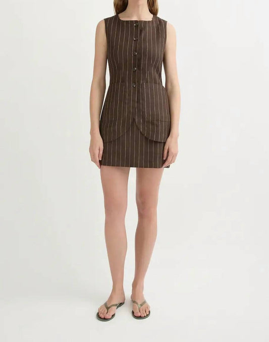 Posse - Emma Pinstripe Vest