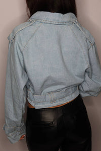 Edit By Nine - Soho Denim Cropped Jacket