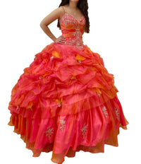 House Of Wu - Quincea√±era V-Neck Dress