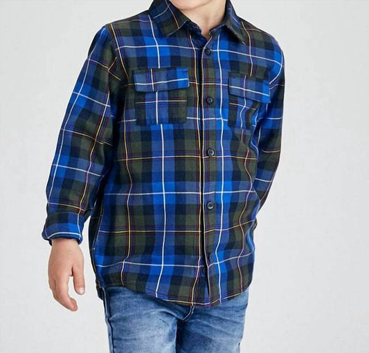 Mayoral - Plaid Button Collar Shirt