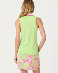 Lilly Pulitzer - FRIDA UPF 50+ SLEEVELESS POLO TOP