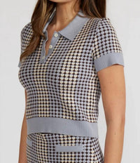 Lucy Paris - Vivian Knit Polo