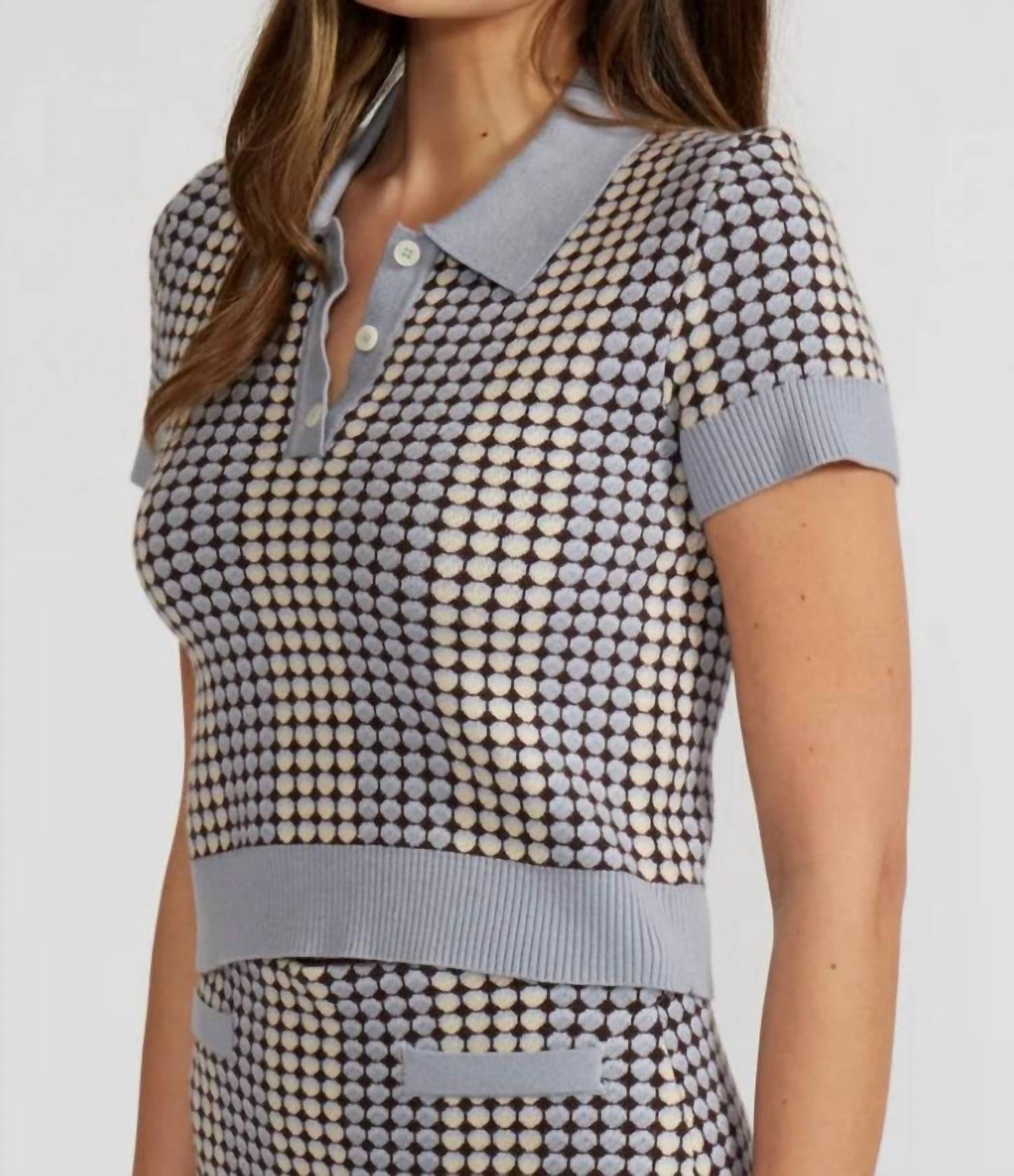 Lucy Paris - Vivian Knit Polo