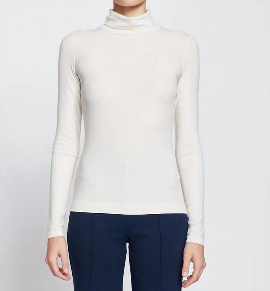Stateside - 2x1 Fine Rib Long Sleeve Turtleneck Top