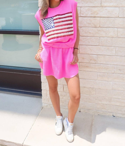 Queen Of Sparkles - Flag Skirt