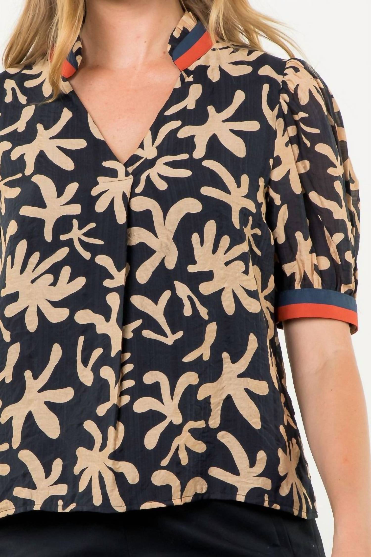 Thml - Short Sleeve Print Top