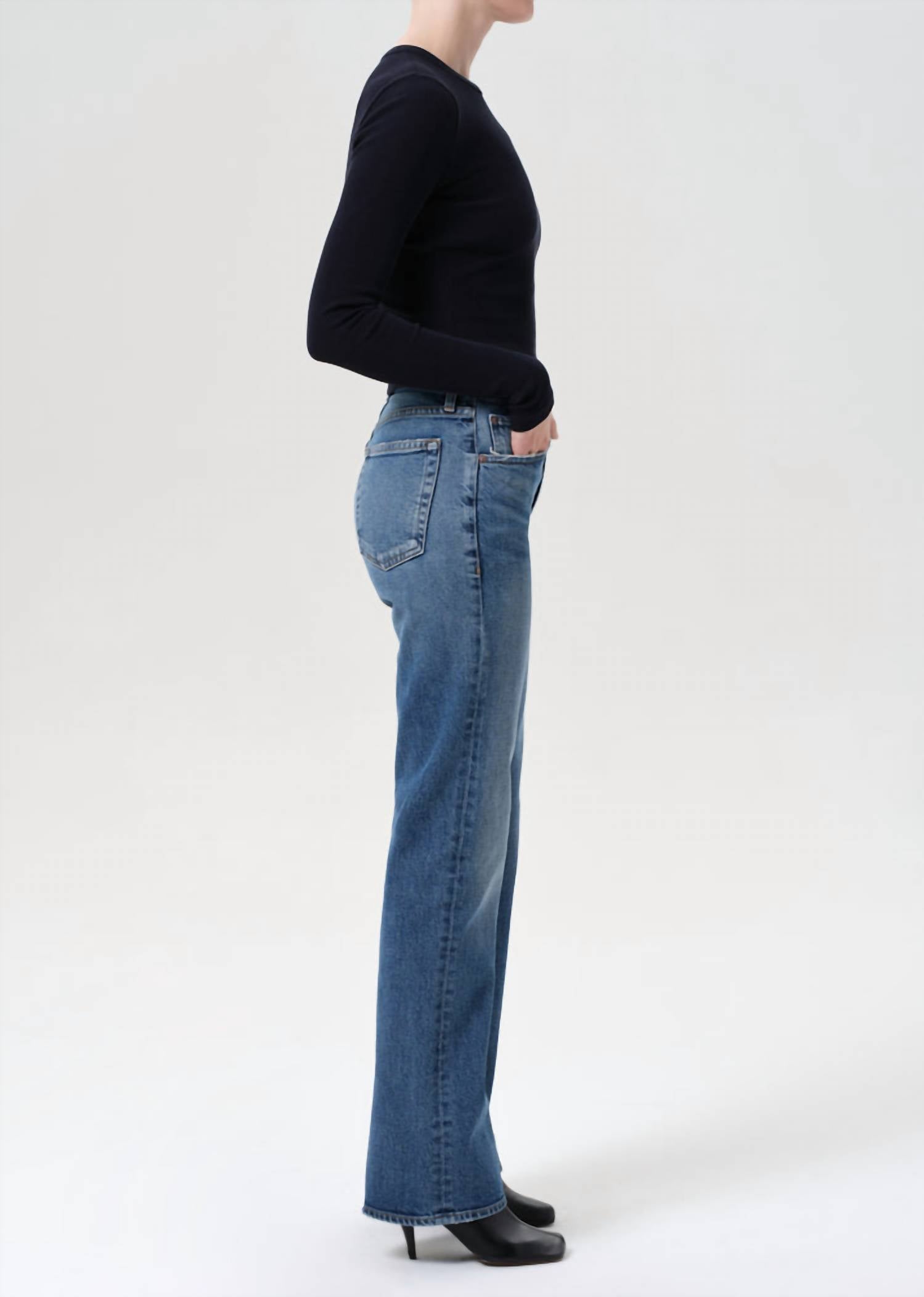 Agolde - Mid Rise Kick Bootcut Jeans