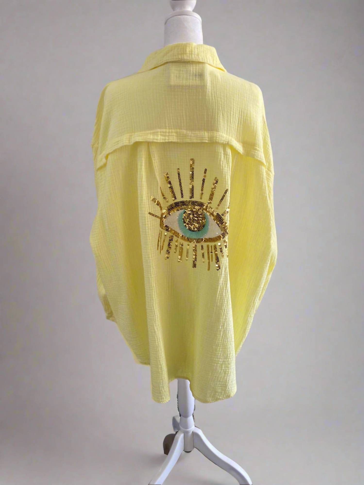 Loowie - Oversized Evil Eye Shirt
