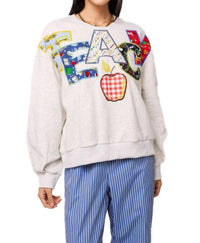 Queen Of Sparkles - Fabric Teach Apple Sweatshirt