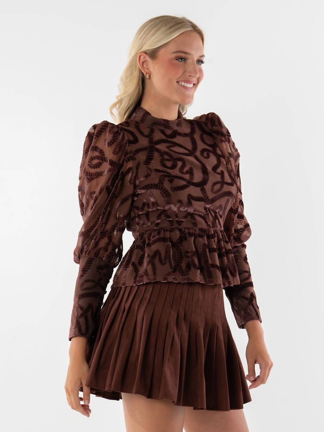 Emily Mccarthy - Women's Velvet Burnout Top