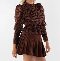 Emily Mccarthy - Women's Velvet Burnout Top