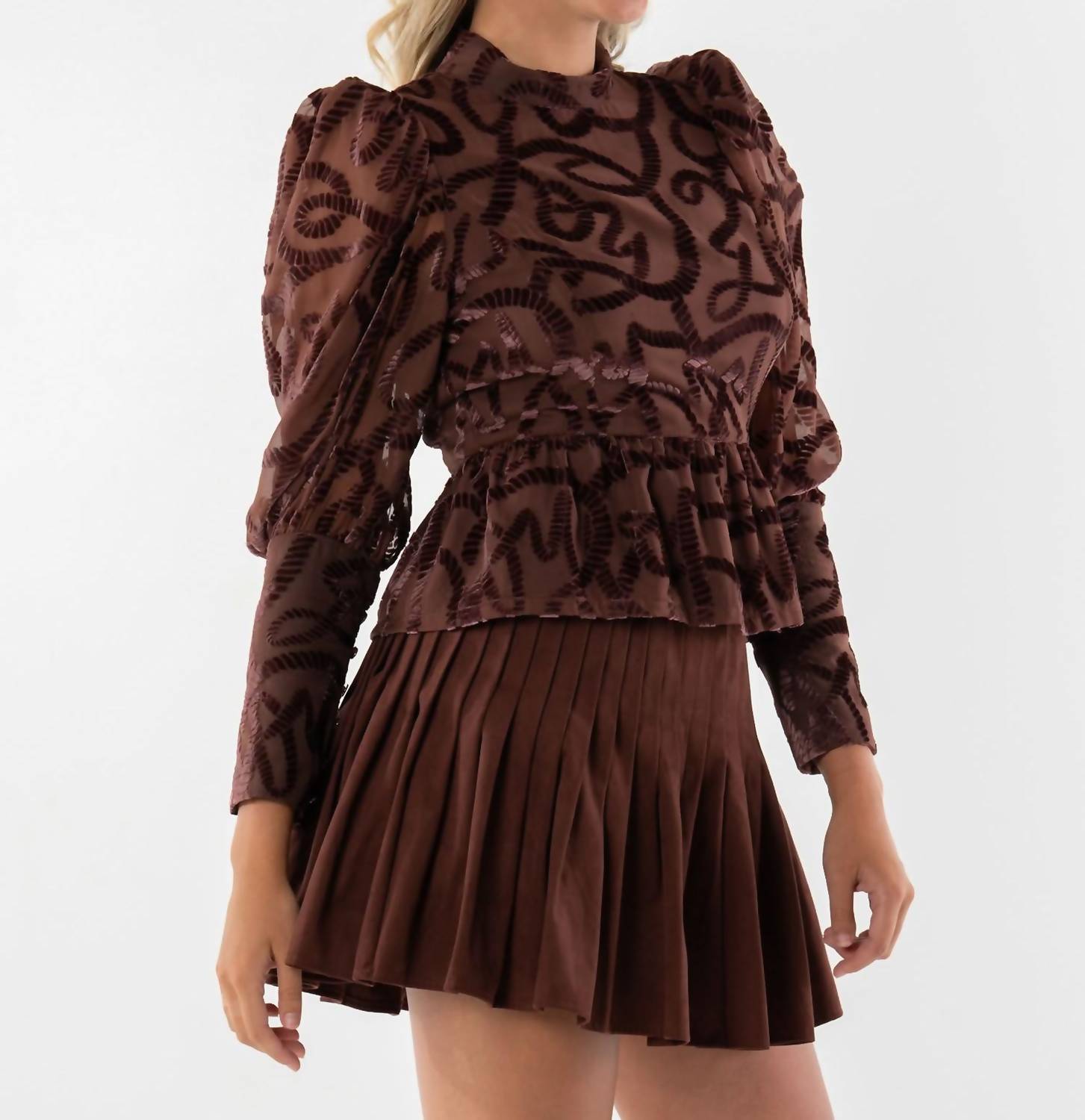 Emily Mccarthy - Women's Velvet Burnout Top