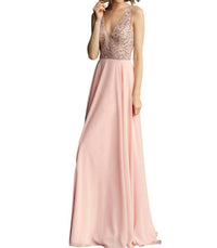 Jovani - Sleeveless Chiffon Prom Dress