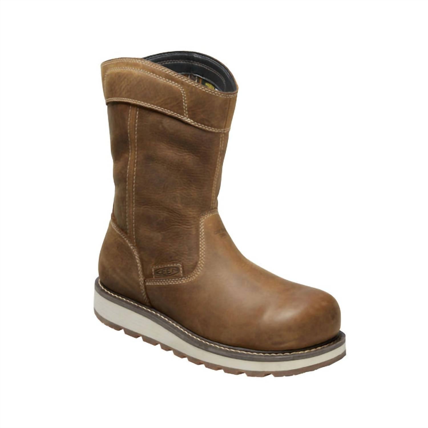 Keen - Men's Cincinnati Wellington Slip On Composite Toe Work Boots