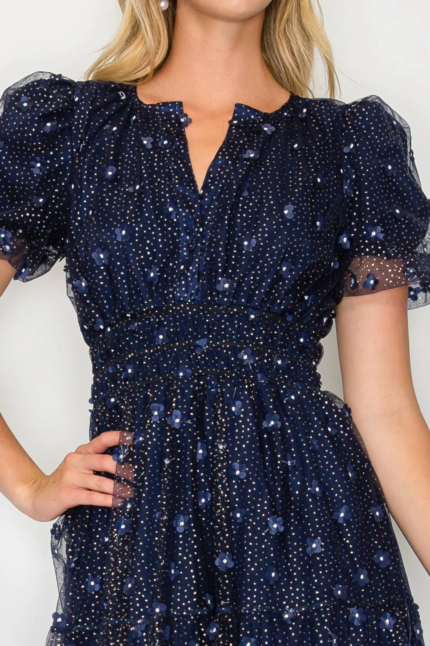 Meet Me In Santorini - Holiday Daisy Midi Dress