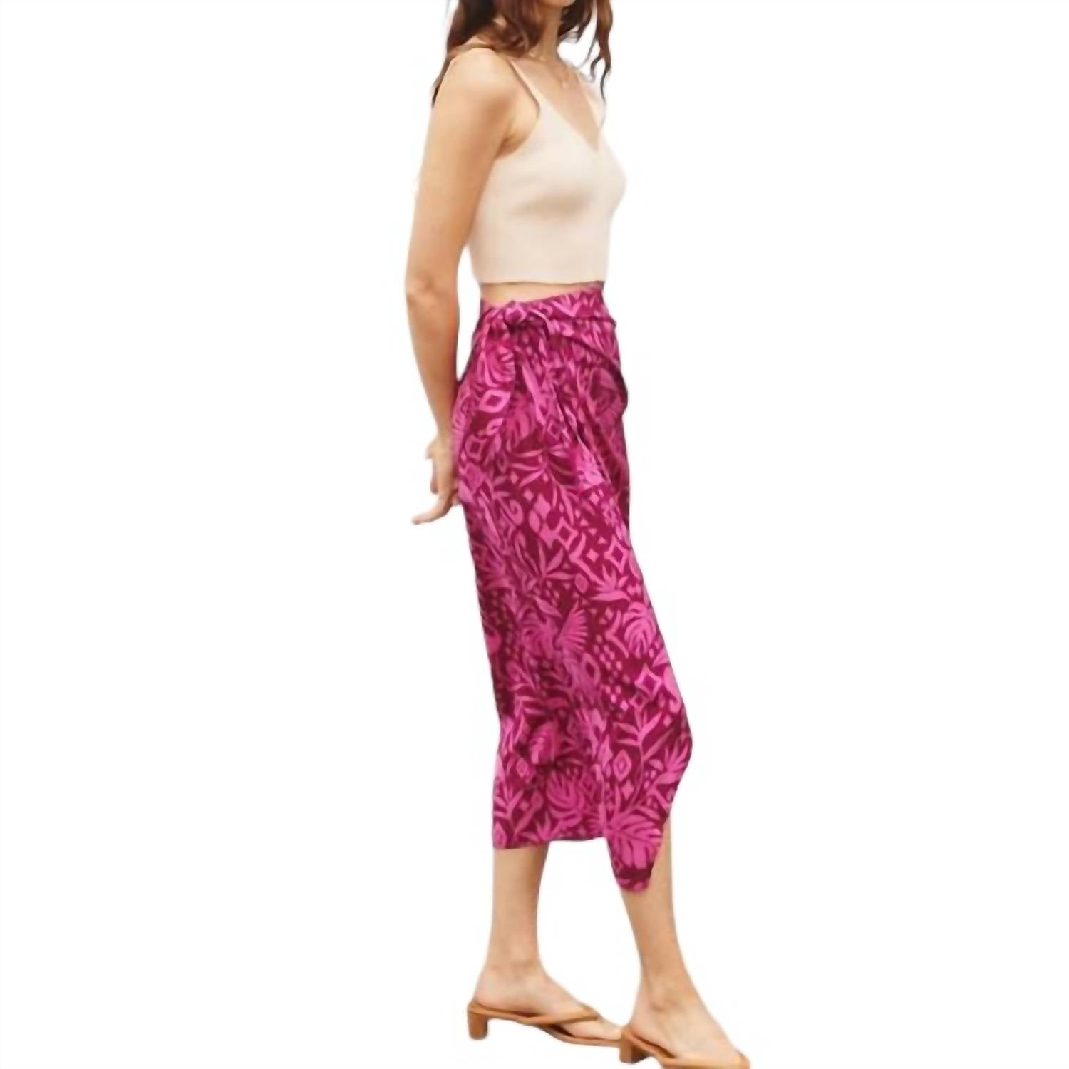 Dress Forum - BOYSENBERRY MIDI SKIRT
