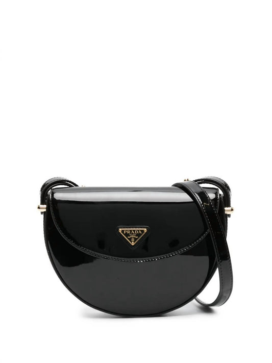 Prada - Women's Patent Leather Crossbody Bag