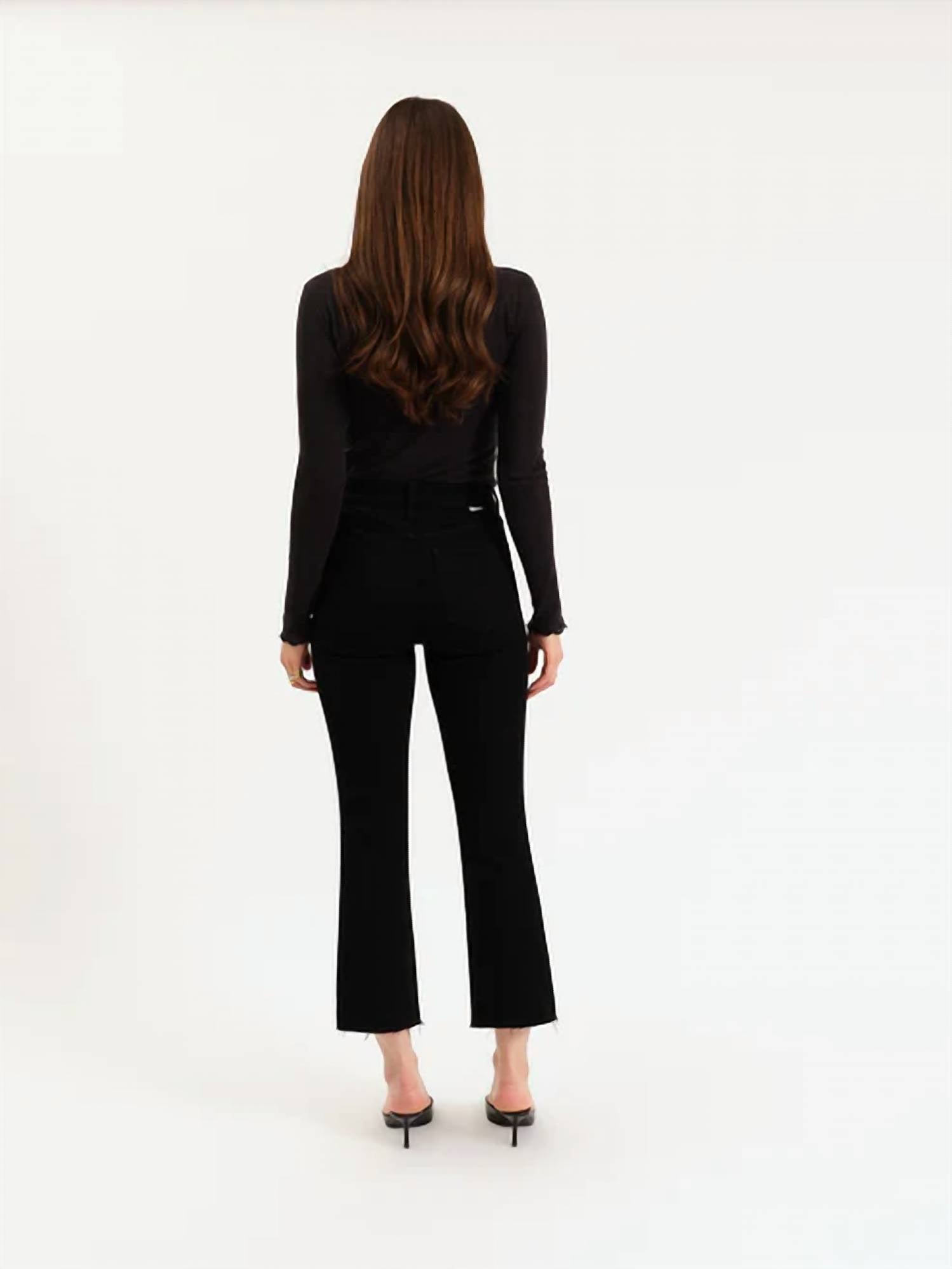 Daze - Shy Girl Crop Flare Jeans