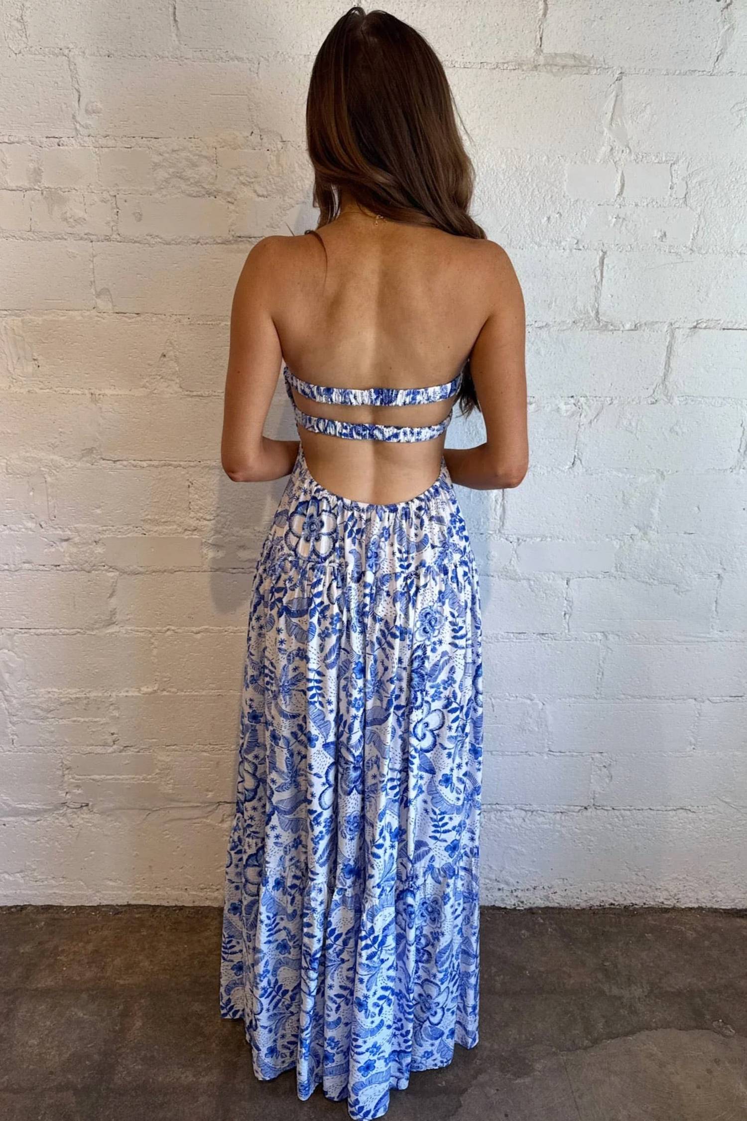 Adeline - Jennifer Strapless Maxi Dress