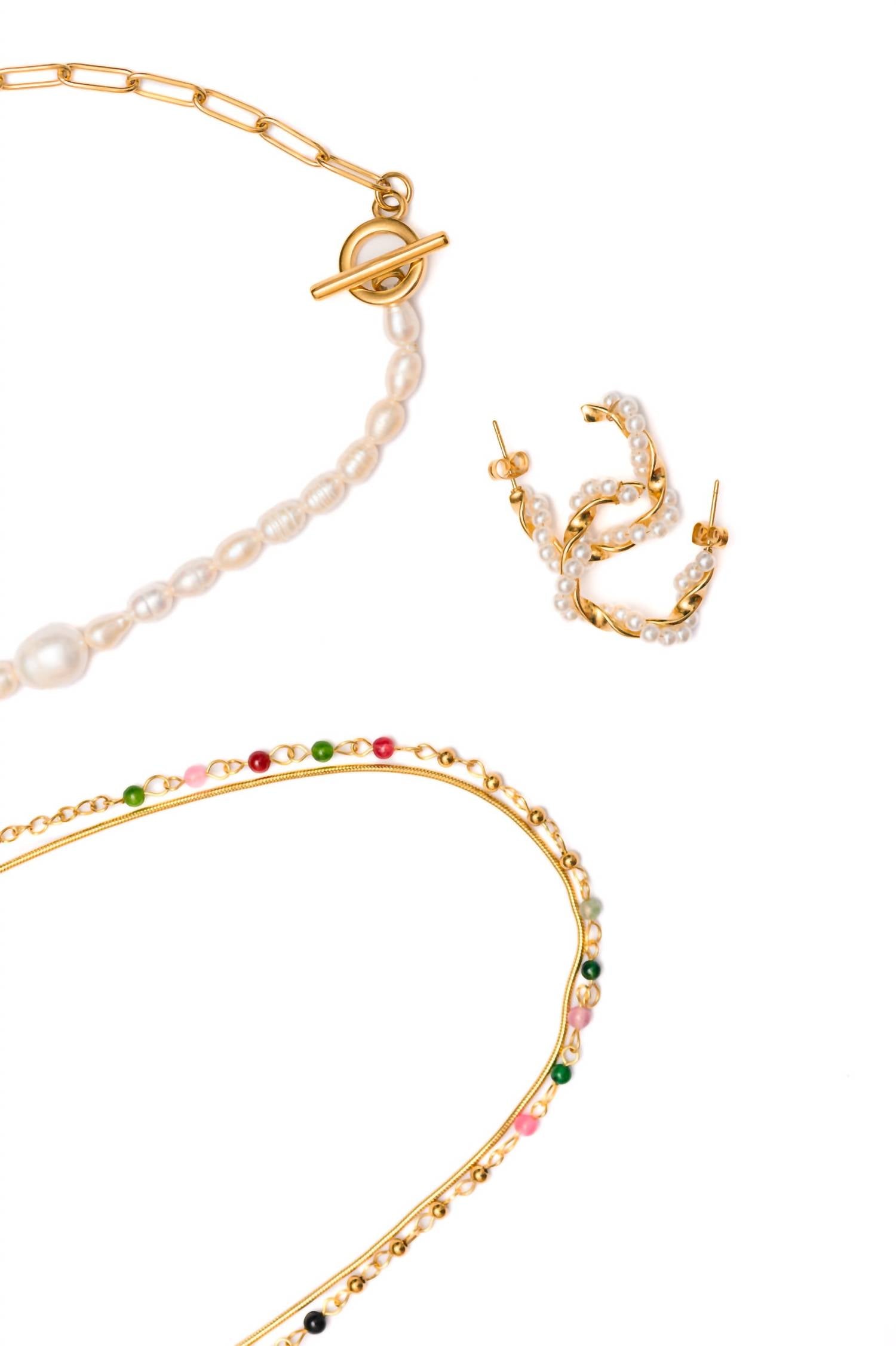 123 Amore - Women's Perfect In Pearls Jewelry Bundle