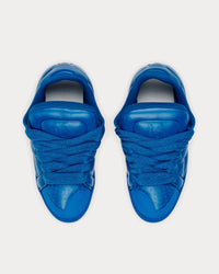 LANVIN Men's Curb Xl Padded Leather Low Top Sneakers in ocean blue - men's sneaker - view 4
