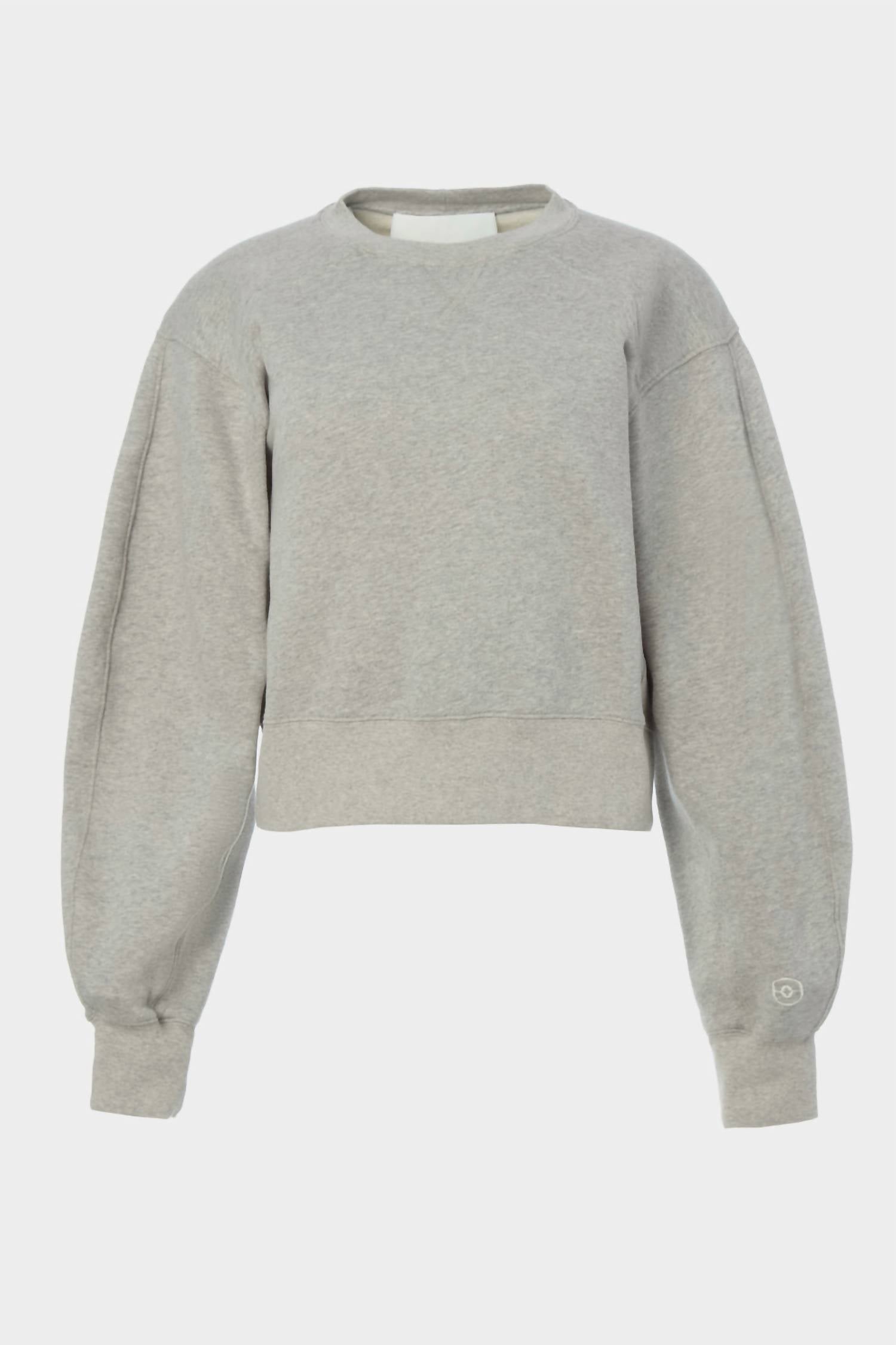 Ruadh Jura Crewneck Sweatshirt in heather grey - women's top - view 7