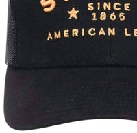 Stetson - Men's Trucker Ball Cap Logo Block Embroidery With Stars