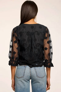 Ramy Brook - Esmeralda Embroidered Blouse