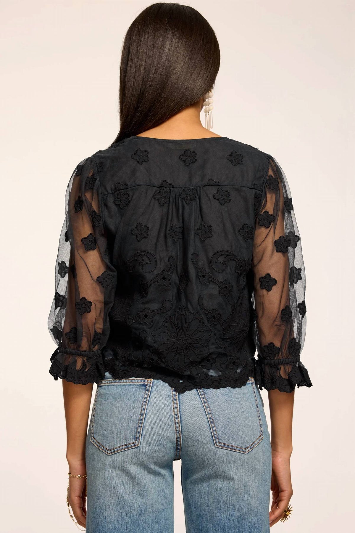 Ramy Brook - Esmeralda Embroidered Blouse