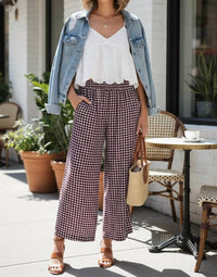 Umgee - Picnic Perfection Gingham Fall Set