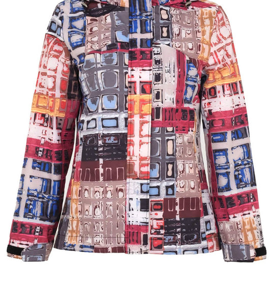 Dolcezza - Marcus Akerman Print Removable Lining Hooded Coat