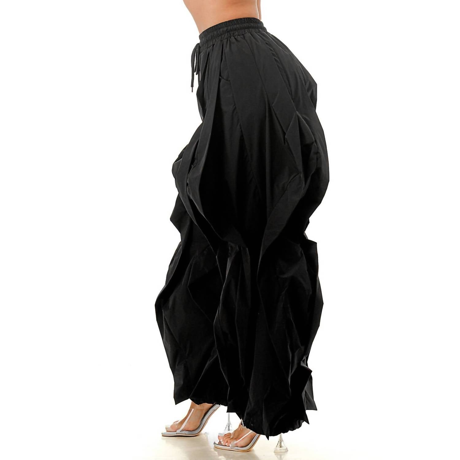 Highlight - Cascading Plus Oversized Wide Leg Pants