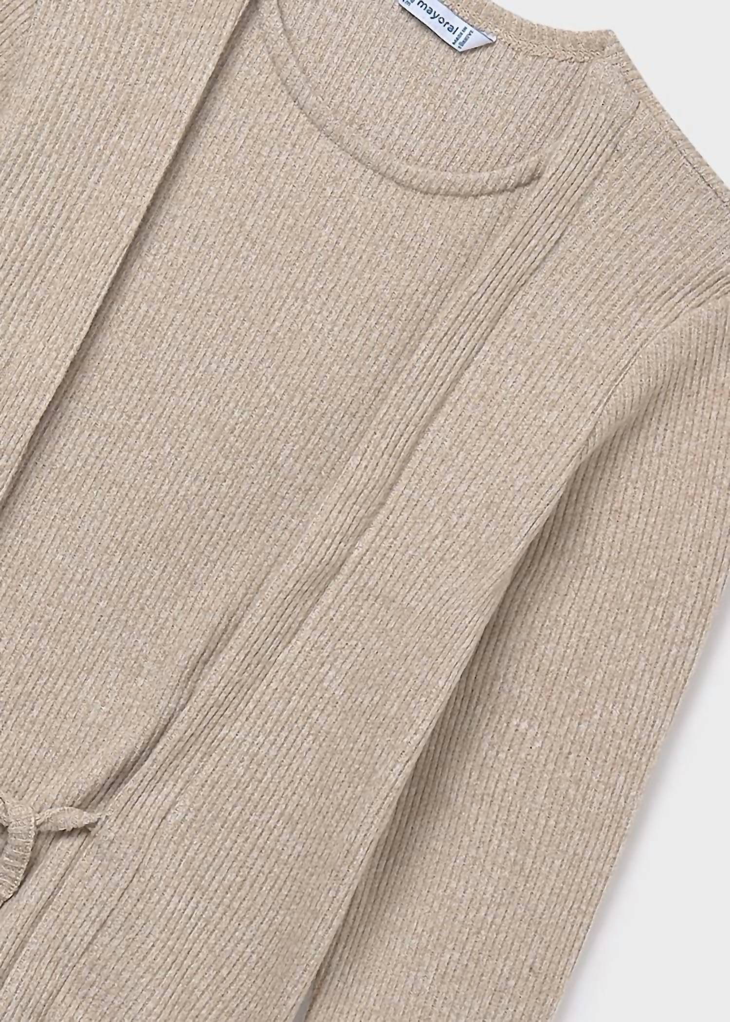 Mayoral - Girl's Sesame Heather Rib Knit Top