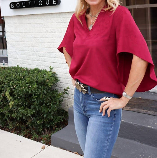 Anna Cate - Nina Suede Top