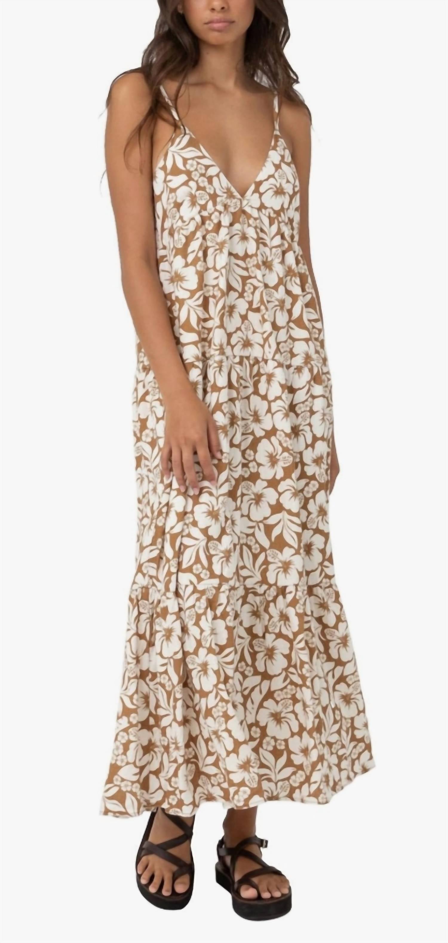 Rhythm. - Pacific Tiered Midi Dress