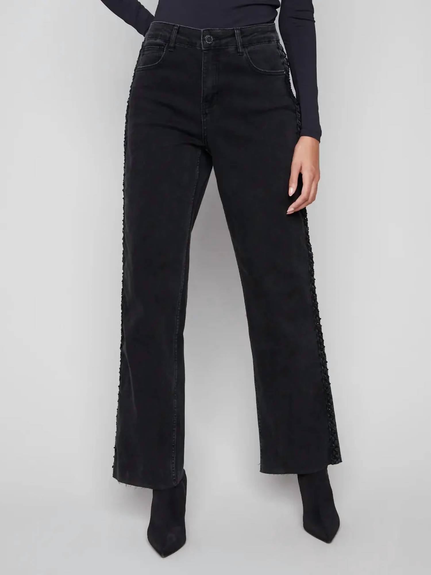 Charlie B - Braided Side Seam Jeans