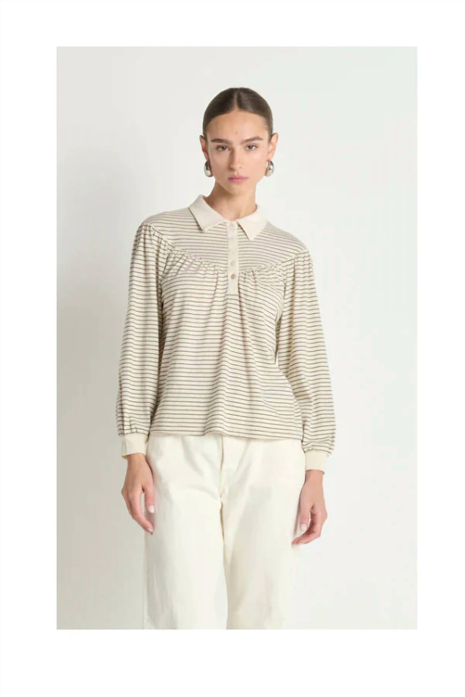 Nation Ltd - Cecilia Collared Top