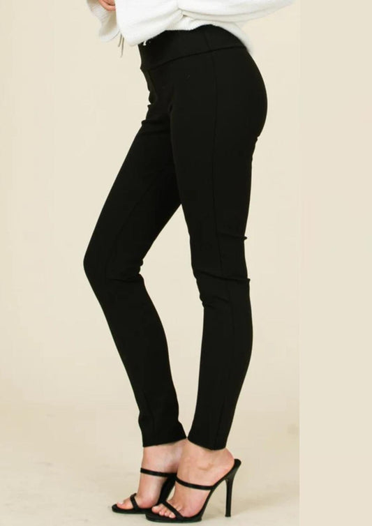 Lumiere - High Waisted Ponte Pant