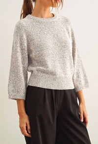 Miou Muse - Round Neck Knitted Top