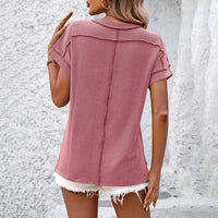 Unknown - Short Sleeve Ribbed T Shirt