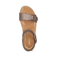 Aetrex - Women's Lexa Cork Strap Wedge Sandal