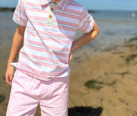 Me & Henry - Kid's Anchor Striped Polo