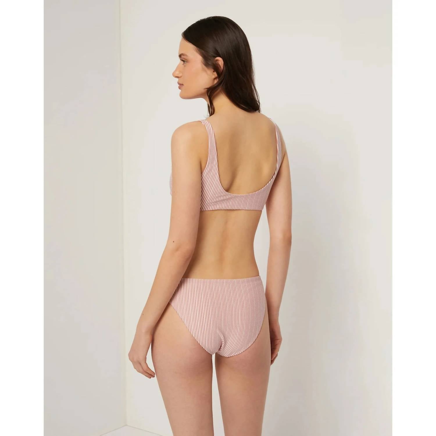 Onia - Lily Striped Bikini Bottom