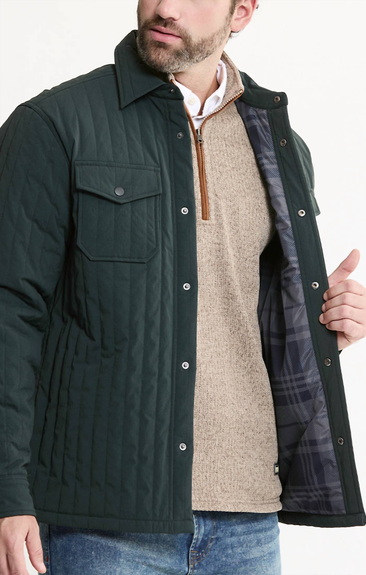 Jachs New York - Quilted Tech Ripstop Jacket