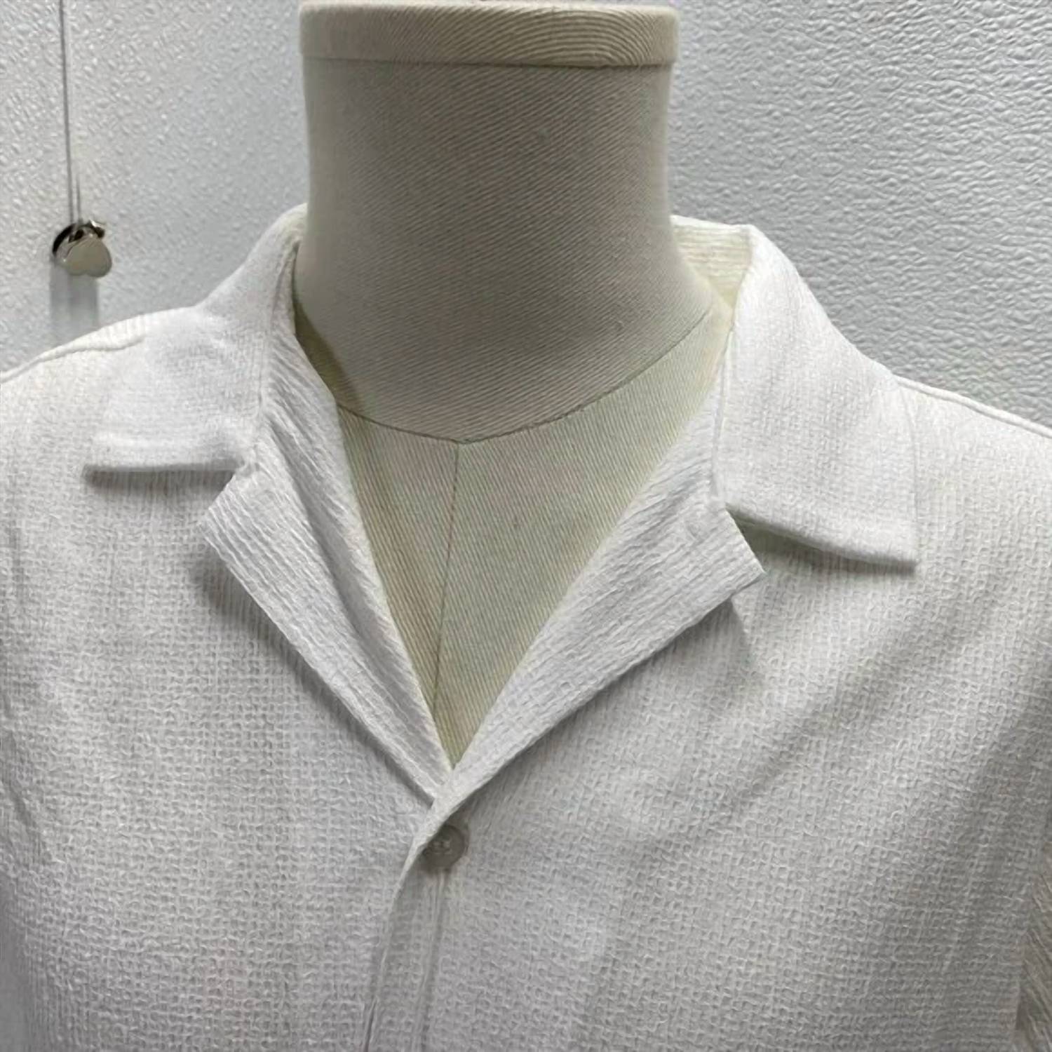 Blanco By Nature - Men’s Textured Cotton Button Shirt