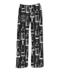 Brief Insanity - Time For Wine Pajama Lounge Pants