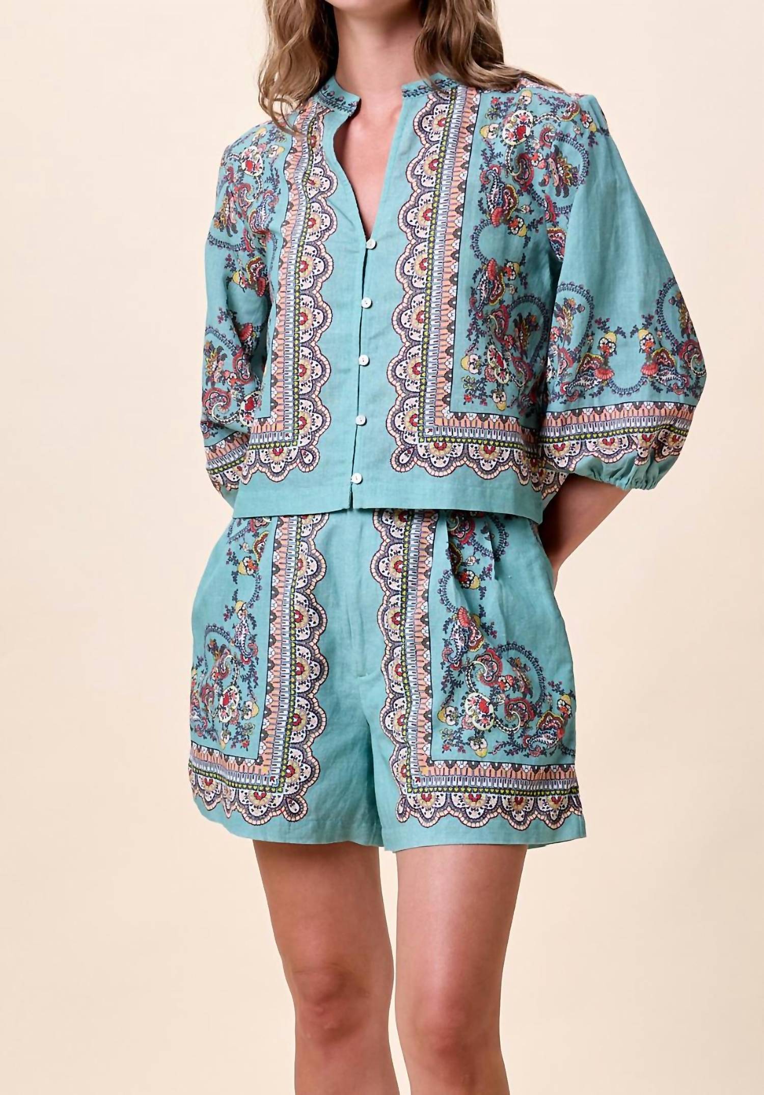Cleobella - Sebastian Patterned Shorts